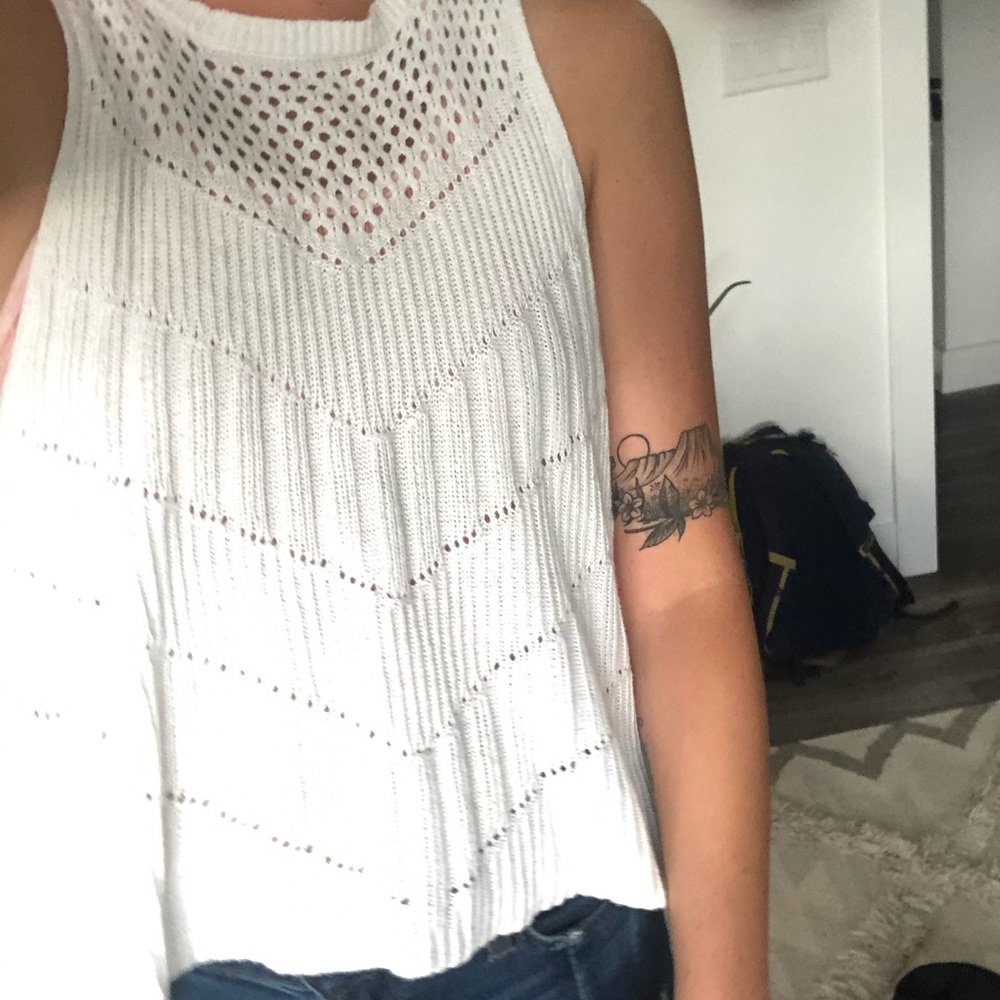 White tank top